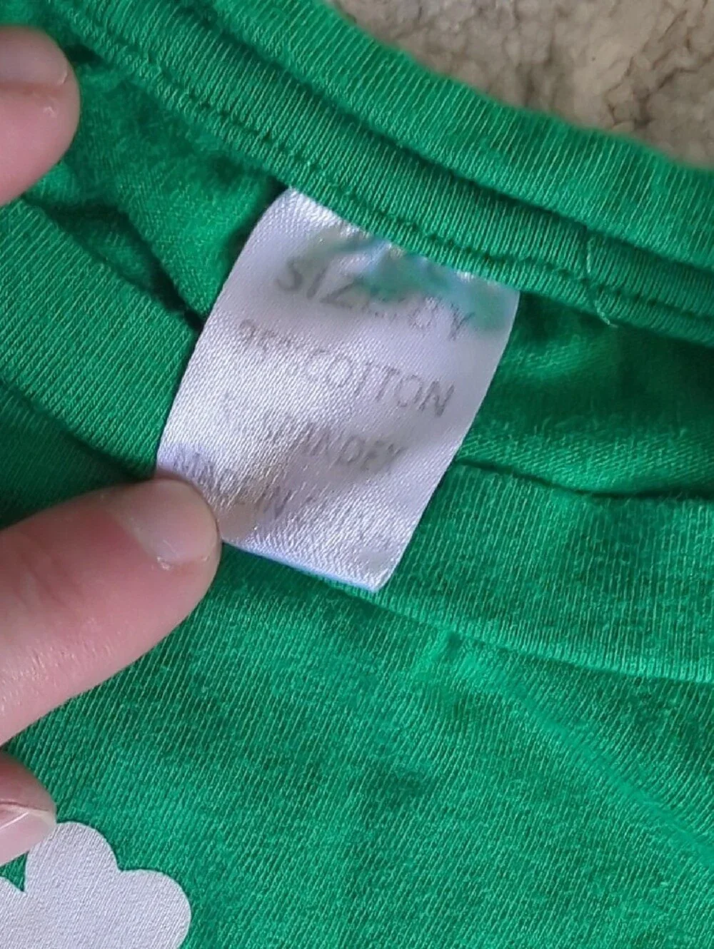 The Leprechauns Made Me Do It Graphic Tee Size 8